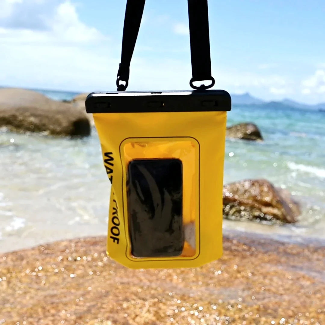 HAISSKY 1.8L Mobile Phone Waterproof Pouch For iPhone 17 16 Pro Max 15 Plus 16E Swimming Rafting Boating Beach Crossbody Bags