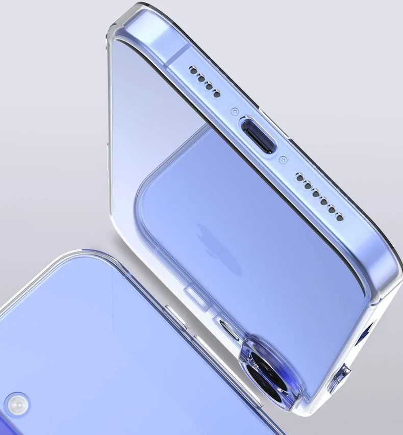 Clear Silicone Phone Case For iPhone 17 16 Pro Max 17 Air 16E Soft Back Cover For iPhone 15 14 11 12 13 Pro Max Mini Plus Case