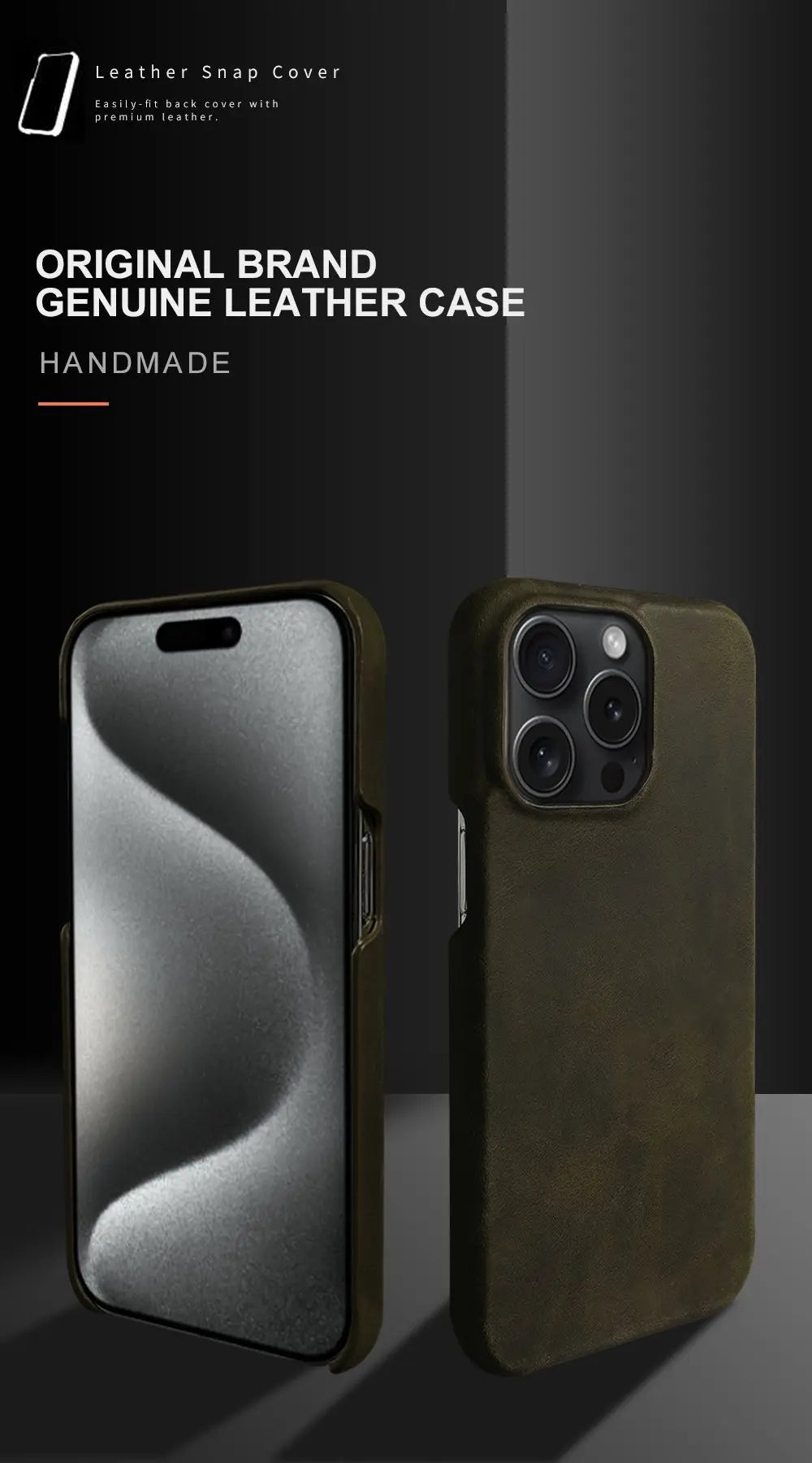 ZWW Crazy House Genuine Leather Cover Case For Iphone 15 Pro Max Case For Iphone 14pro 12 11 XR XS 13 8 Aesthetic Vintage Retro
