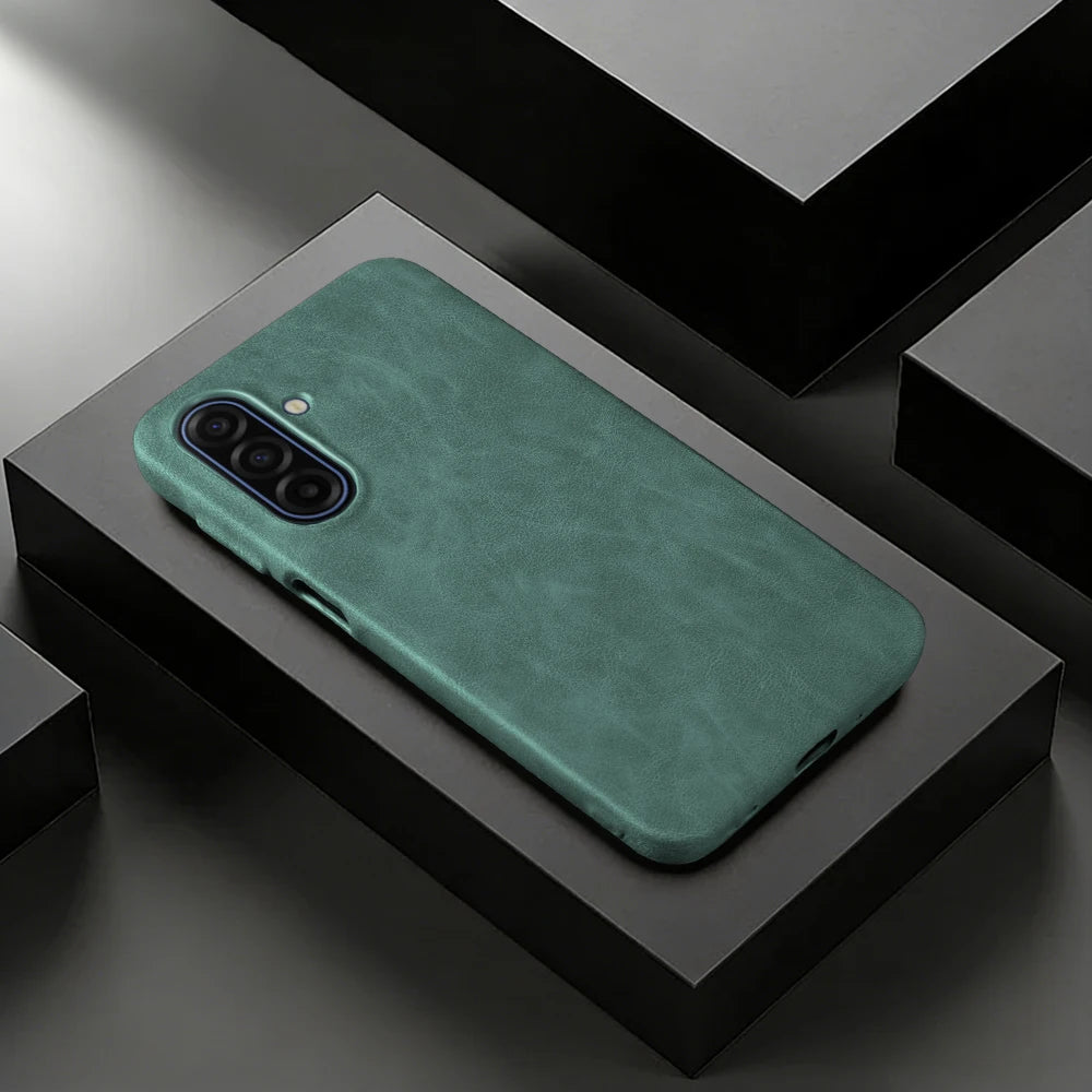 Skin Leather Case For Samsung Galaxy A17 A56 A16 A26 A36 A55 A06 A07 A15 A35 A54 A53 A13 S23 S24 S25 S26 Plus Phone Case Cover