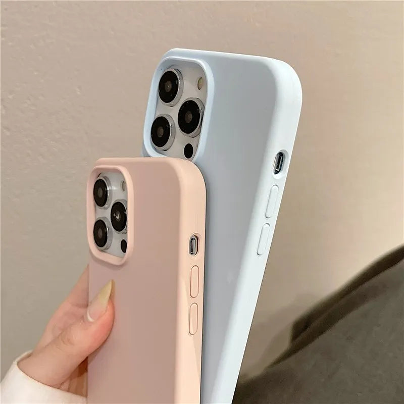 Official Original Liquid Silicone Phone Case For iPhone 17 ProMax 17 13 15 14 12 Pro Case for iPhone 17 16 11 12 Pro Max Cover