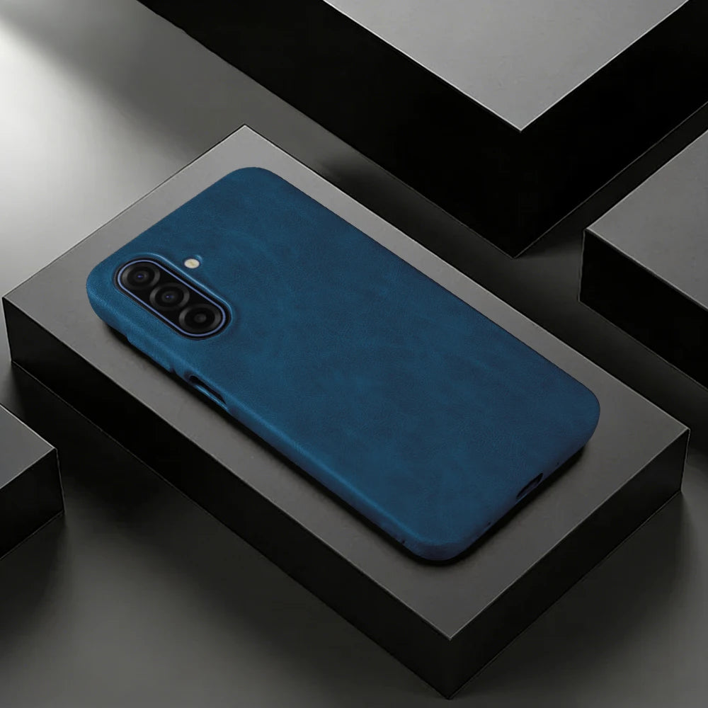 Skin Leather Case For Samsung Galaxy A17 A56 A16 A26 A36 A55 A06 A07 A15 A35 A54 A53 A13 S23 S24 S25 S26 Plus Phone Case Cover