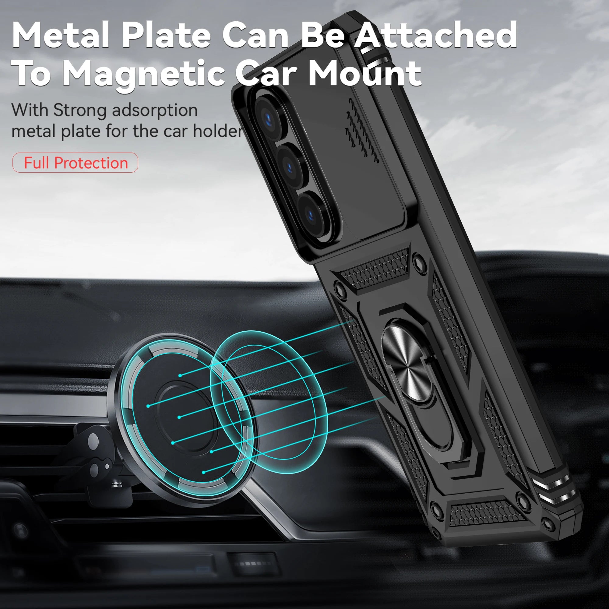 Shockproof Dual Layer Case for Samsung Galaxy A57 S26 Ultra S25 FE S24 Plus S23 S22 S21 A17 A37 5G A56 A36 A16 A55 A35 A15