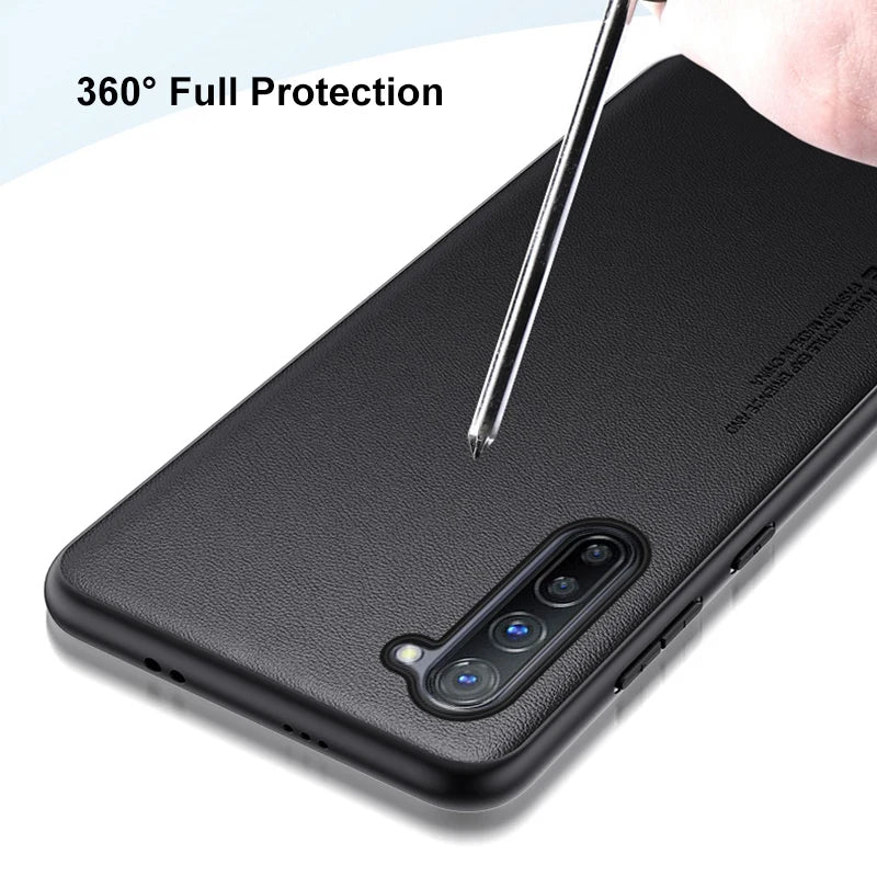 Luxury PU Leather Case For OPPO Find X2 Lite Back Cover Silicone Shockproof Protection Phone Case For OPPO Reno 3 5G FindX2 Lite
