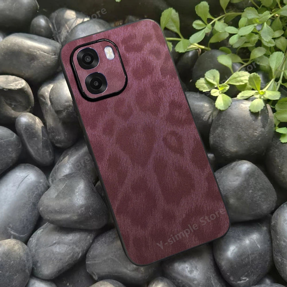 Leather Case For OPPO A6K Silicone Protection Phone Back Cover For oppo A6K Case