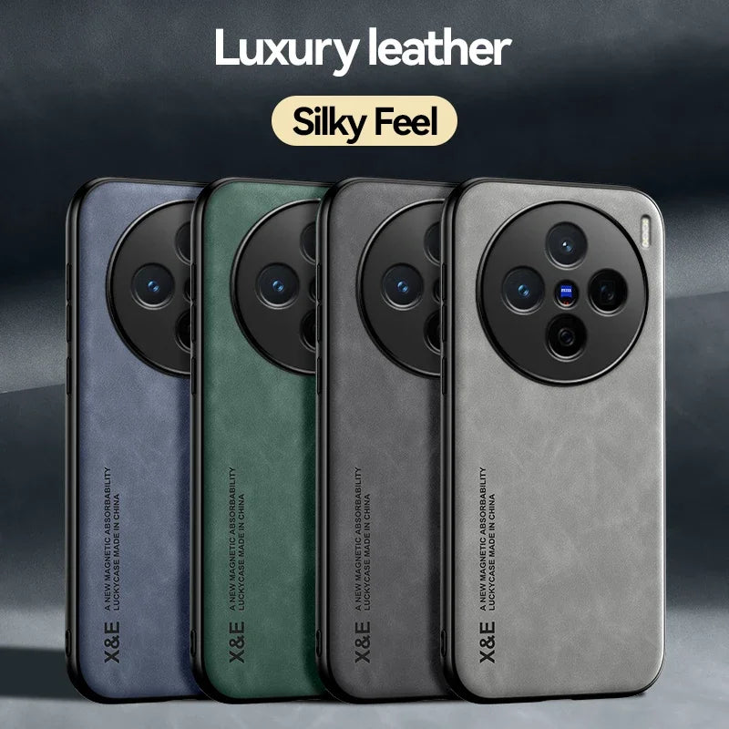 For VIVO X200 Pro Case Silicone Leather Back Cover For VIVO X200Pro Mini X 200 Protection Shell Shockproof Case