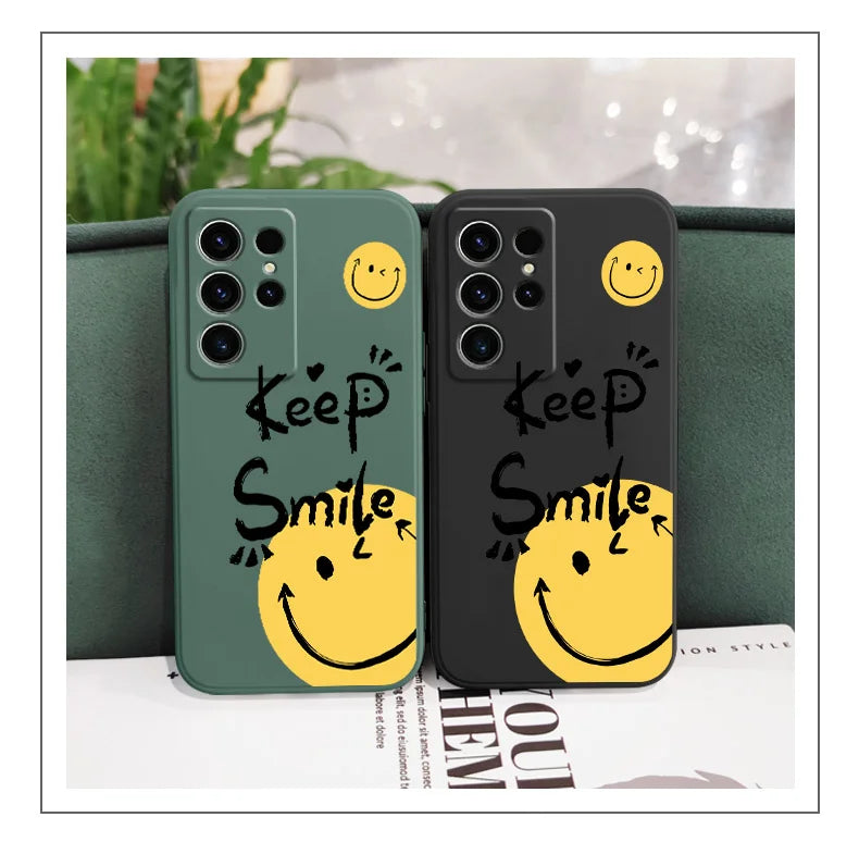 Street Slogan Phone Case For Samsung Galaxy S25 S24 S23 S22 S21 S20 S10 S10E Ultra Plus FE Note 20 Ultra Plus Cover