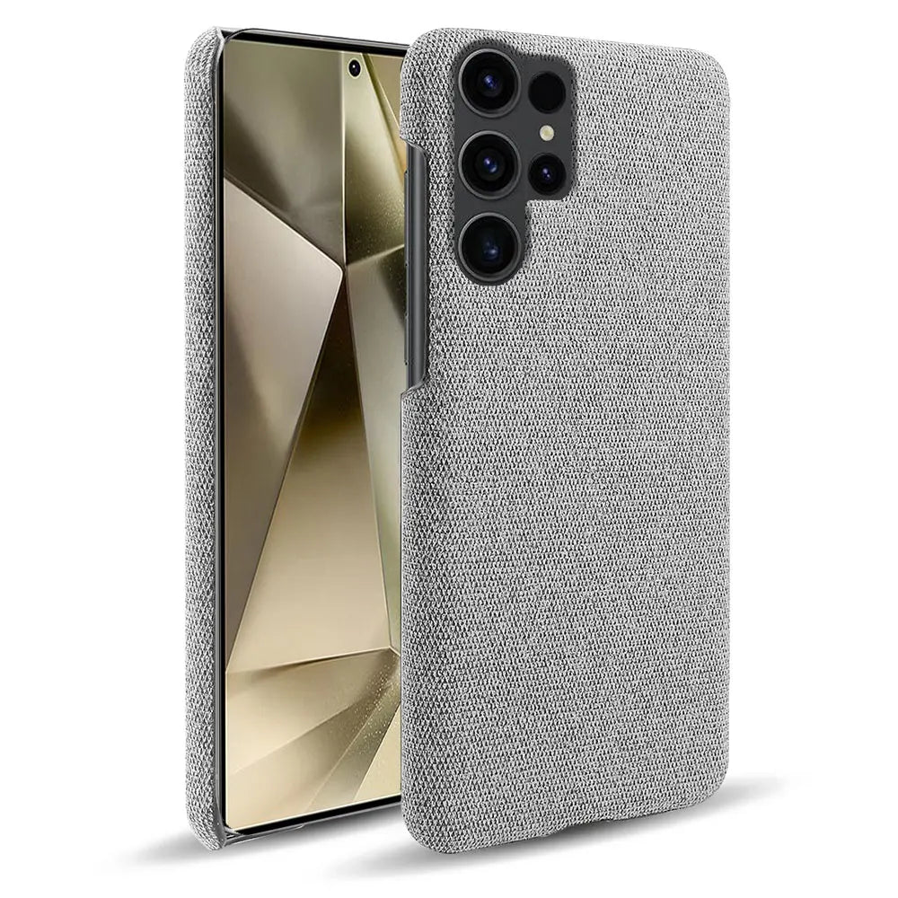 For Samsung Galaxy S24 Ultra S23+ S22Plus S21 S20 FE S10 S9 Case Luxury Fabric Cover For Galaxy Note 20 10 9 8 Cloth Capa Case