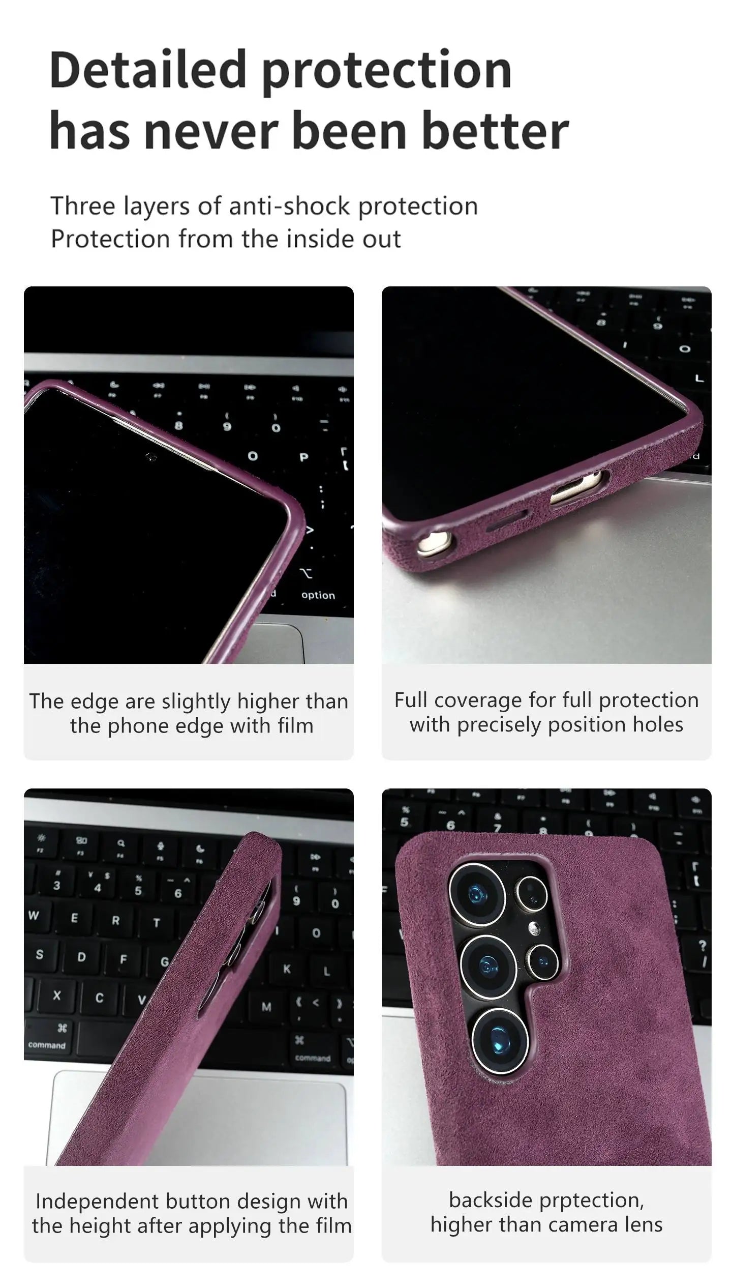 Full Coverage Magnetic ALCANTARA Case For Samsung Galaxy S25 Ultra S24 S23 S21 for Magsafe Artificial Leather Suede Phone Cover