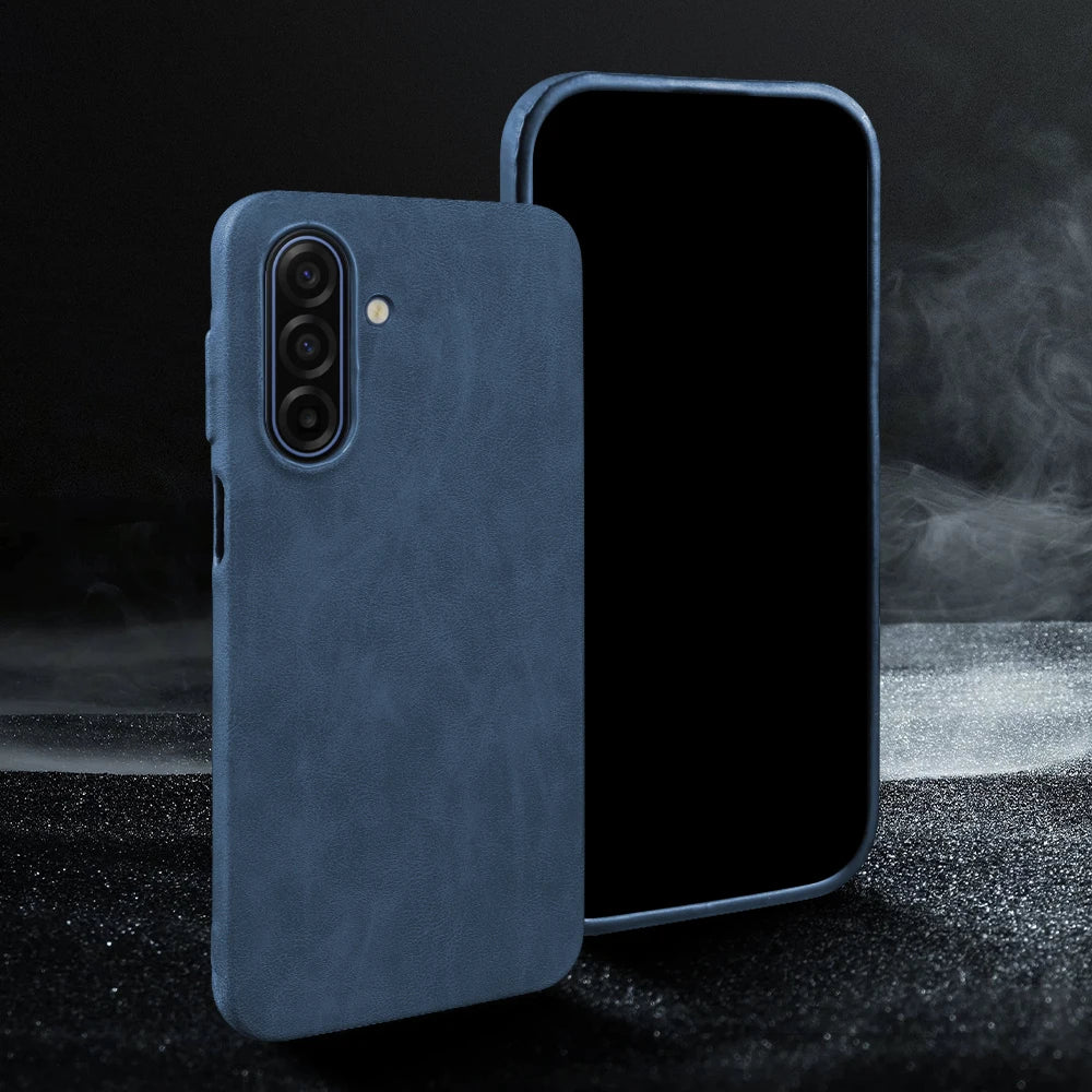 Skin Leather Case For Samsung Galaxy A17 A56 A16 A26 A36 A55 A06 A07 A15 A35 A54 A53 A13 S23 S24 S25 S26 Plus Phone Case Cover