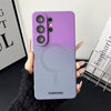 Gradient Liquid Silicone Magnetic Case For Samsung Galaxy S25 S24 S23 S22 S21 S26 Ultra Plus A57 A37 A17 A56 For Magsafe Cover