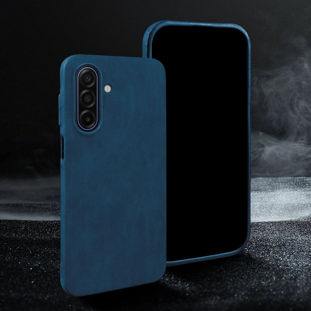 Skin Leather Case For Samsung Galaxy A17 A56 A16 A26 A36 A55 A06 A07 A15 A35 A54 A53 A13 S23 S24 S25 S26 Plus Phone Case Cover