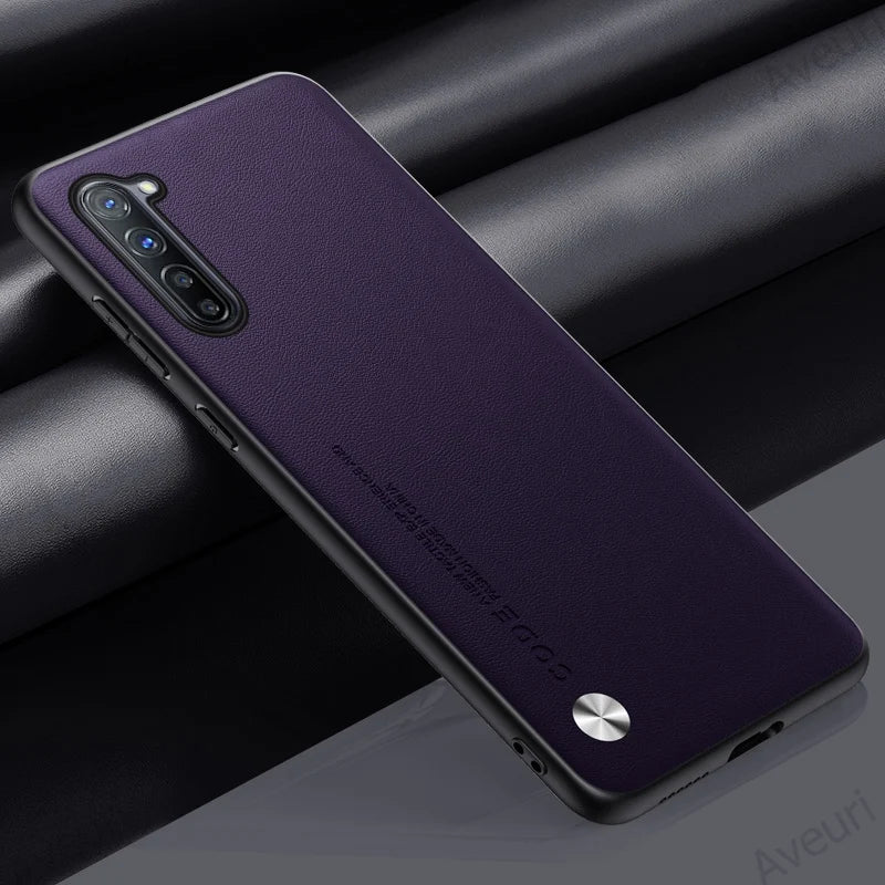 Luxury PU Leather Case For OPPO Find X2 Lite Back Cover Silicone Shockproof Protection Phone Case For OPPO Reno 3 5G FindX2 Lite