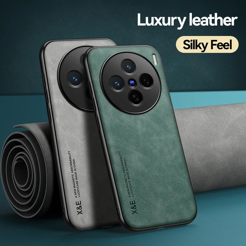 For VIVO X200 Pro Case Silicone Leather Back Cover For VIVO X200Pro Mini X 200 Protection Shell Shockproof Case