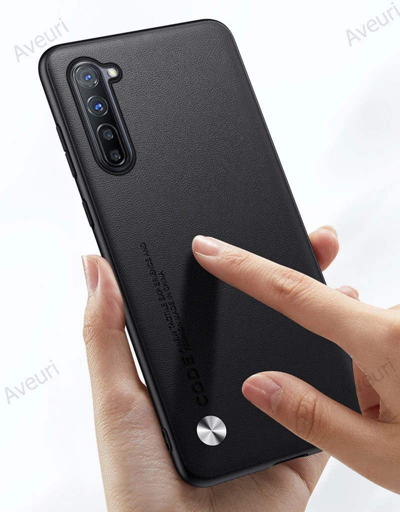 Luxury PU Leather Case For OPPO Find X2 Lite Back Cover Silicone Shockproof Protection Phone Case For OPPO Reno 3 5G FindX2 Lite