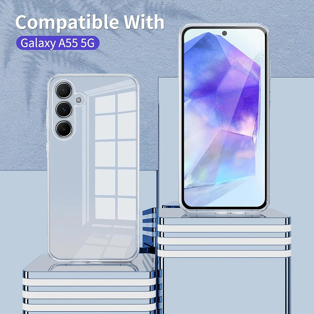 Ultra Thin Silicone Clear Case For Samsung Galaxy S25 S24 S23 S22 S21 S20 FE Plus Ultra s25Edge Transparent Cover Cases