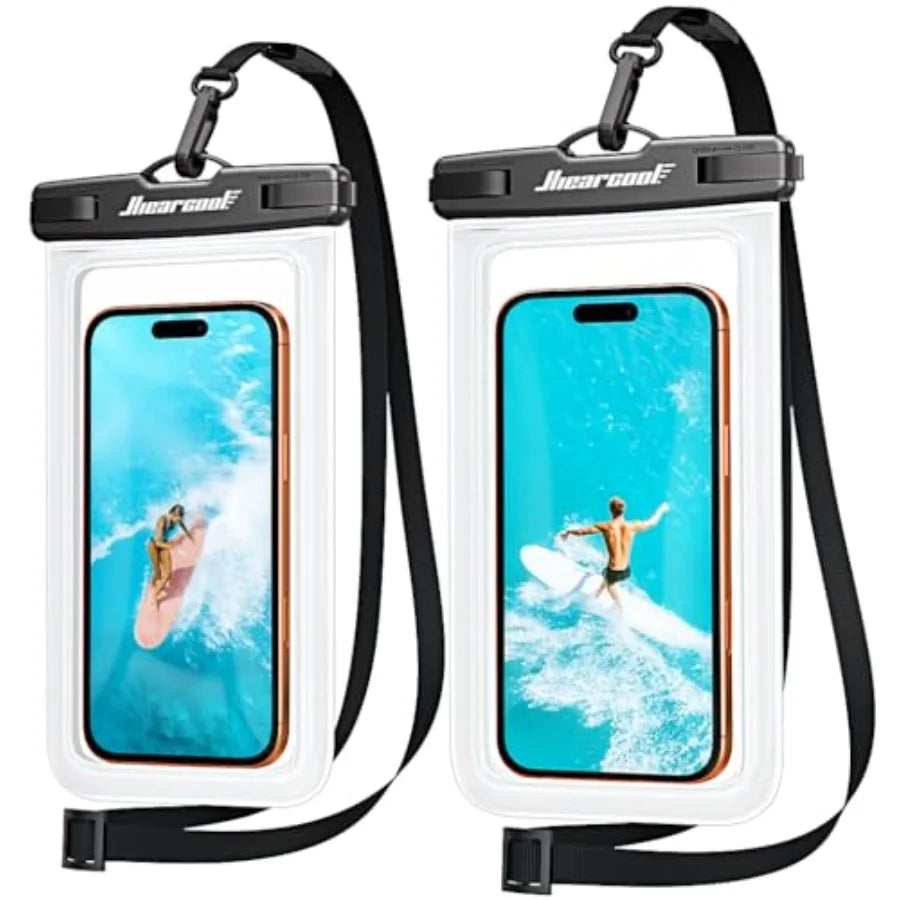 Waterproof Phone Pouch, Waterproof Phone Case with Crossbody Lanyard Compatible for iPhone 17 16 15 14 13 Pro Max Up to 8.9", C