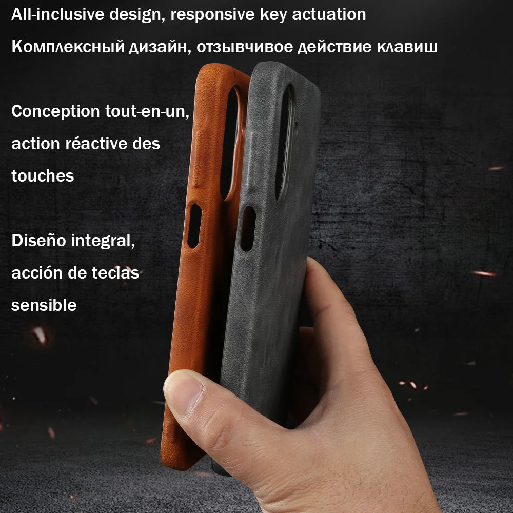 Skin Leather Case For Samsung Galaxy A17 A56 A16 A26 A36 A55 A06 A07 A15 A35 A54 A53 A13 S23 S24 S25 S26 Plus Phone Case Cover