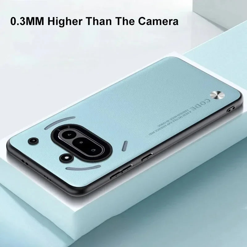 Luxury Leather Case For Nothing Phone 3A Cover Silicone Protection Phone Case For Nothing Phone 3A 3 A Coque
