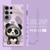 Cute Panda Phone Case for Samsung Galaxy S21 Plus S23 Ultra 5G S20 FE S24 Ultra S22 S22 Plus S22 Note 20 10 S10 Soft Cover