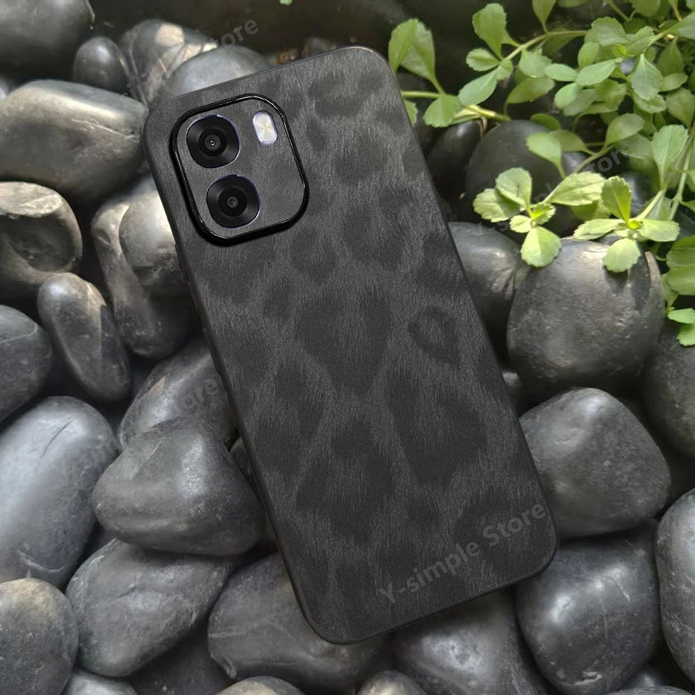 Leather Case For OPPO A6K Silicone Protection Phone Back Cover For oppo A6K Case