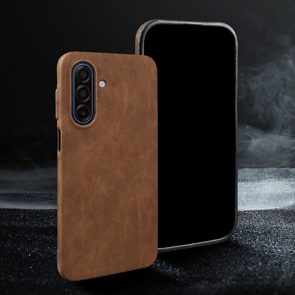 Skin Leather Case For Samsung Galaxy A17 A56 A16 A26 A36 A55 A06 A07 A15 A35 A54 A53 A13 S23 S24 S25 S26 Plus Phone Case Cover