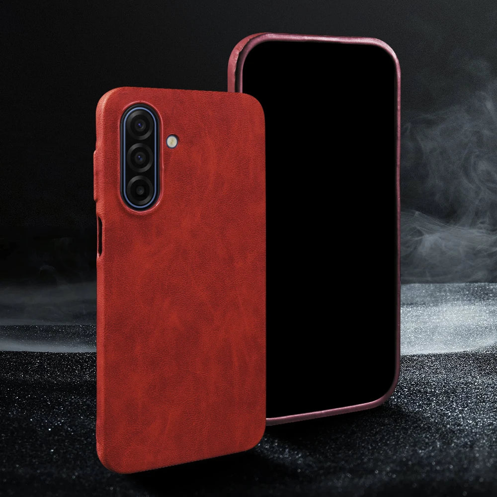 Skin Leather Case For Samsung Galaxy A17 A56 A16 A26 A36 A55 A06 A07 A15 A35 A54 A53 A13 S23 S24 S25 S26 Plus Phone Case Cover