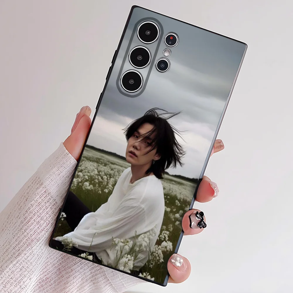 A-Agust D Yoongi S-Suga Phone Case For Samsung S Series S21 S22 S23 S24 S25 FE Plus Ultra TPU Soft To Skin-friendly Case