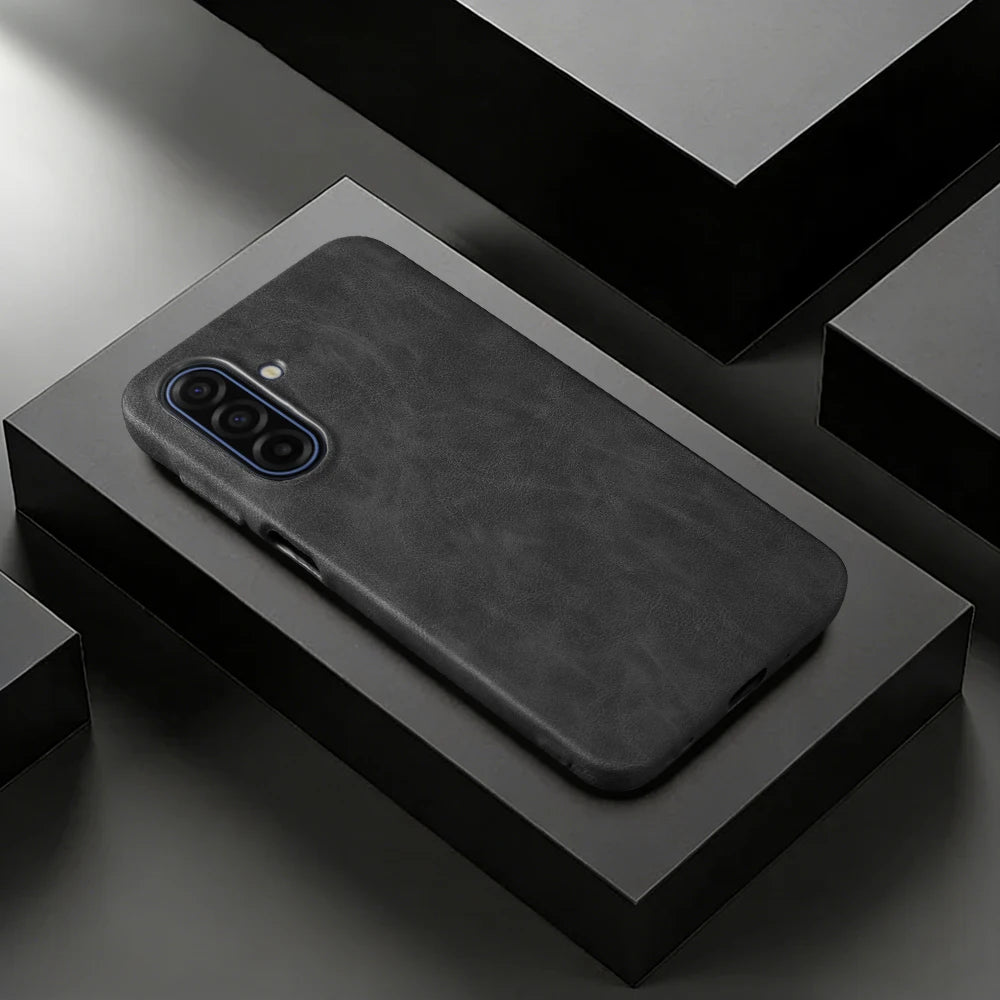 Skin Leather Case For Samsung Galaxy A17 A56 A16 A26 A36 A55 A06 A07 A15 A35 A54 A53 A13 S23 S24 S25 S26 Plus Phone Case Cover