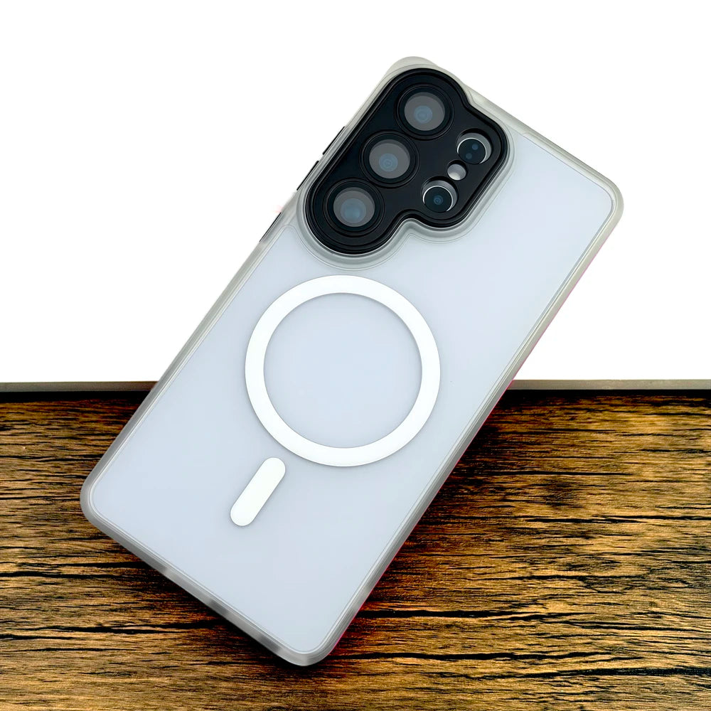 Luxury Translucent PC Matte Case For Samsung Galaxy S26 S25 S24 S23 Ultra Plus A26 A37 A57 A56 A17 A36 A16 A36 5G  Magsafe Cover