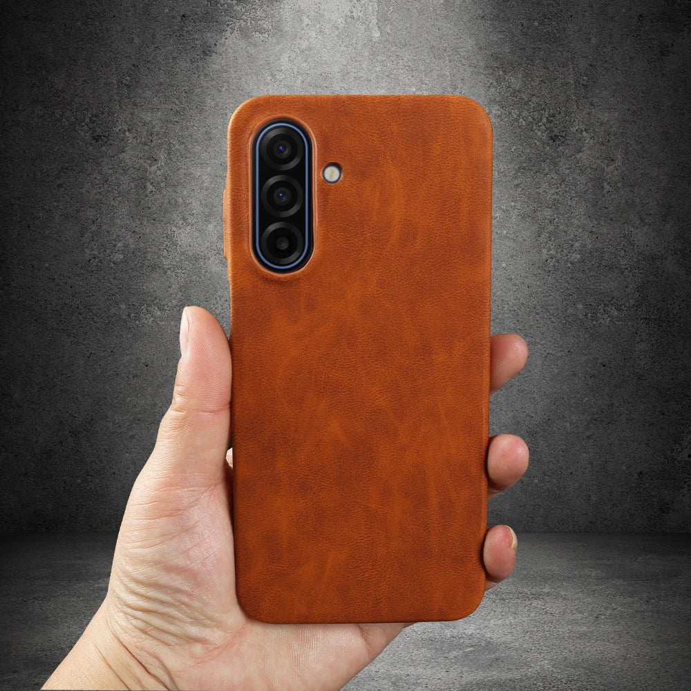 Skin Leather Case For Samsung Galaxy A17 A56 A16 A26 A36 A55 A06 A07 A15 A35 A54 A53 A13 S23 S24 S25 S26 Plus Phone Case Cover