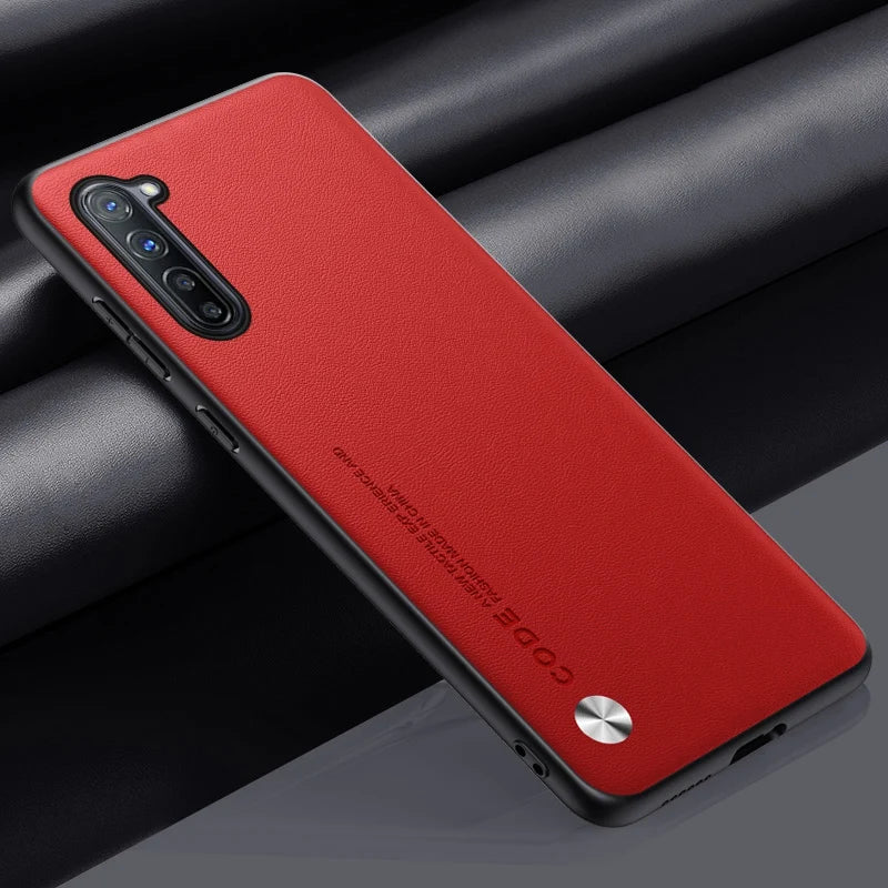 Luxury PU Leather Case For OPPO Find X2 Lite Back Cover Silicone Shockproof Protection Phone Case For OPPO Reno 3 5G FindX2 Lite