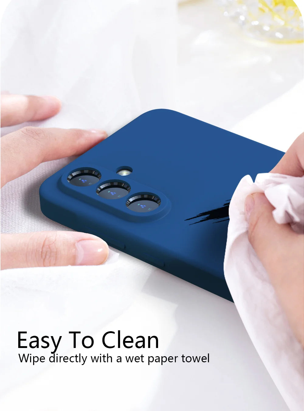For Samsung Galaxy A57 A56 A17 Case Soft Liquid Silicone S26 S25 S24 S23 S22 S21 Ultra Plus FE EDGE Shockproof Phone Back Cover