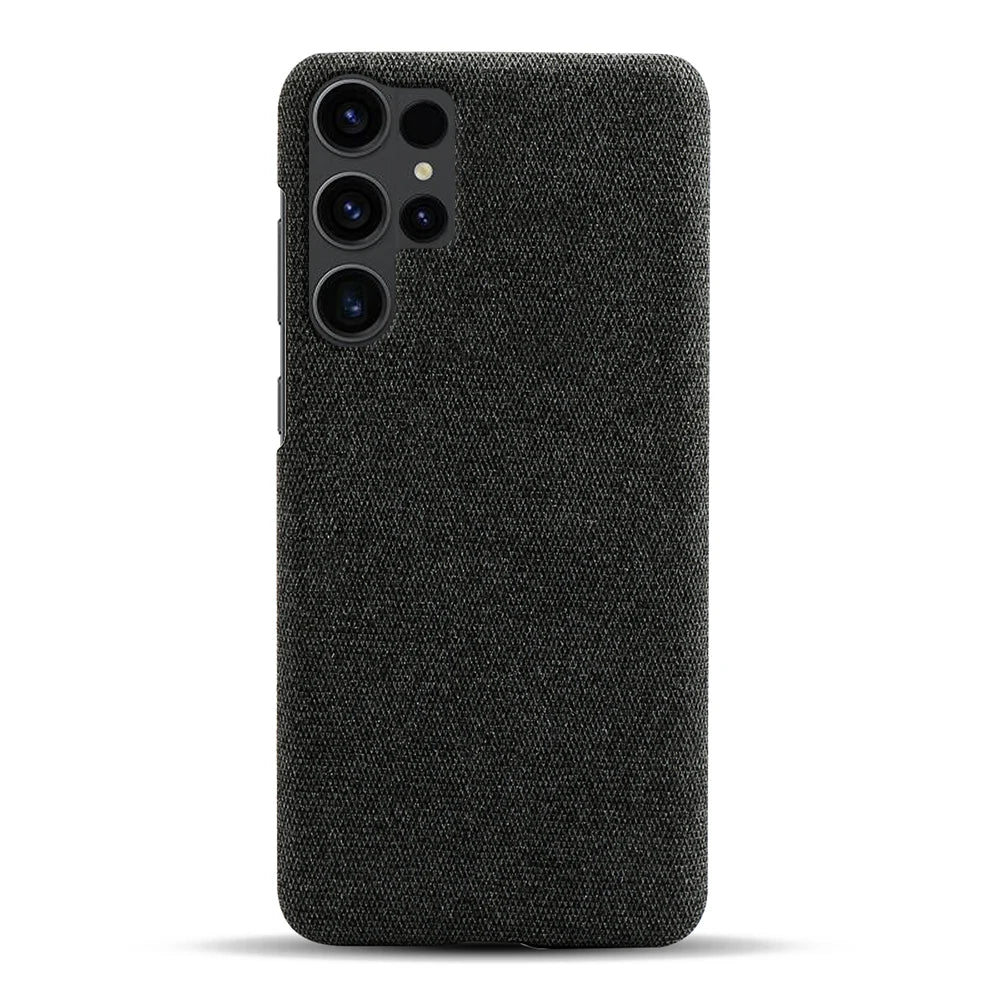 For Samsung Galaxy S24 Ultra S23+ S22Plus S21 S20 FE S10 S9 Case Luxury Fabric Cover For Galaxy Note 20 10 9 8 Cloth Capa Case