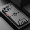 Funny Football Pattern Phone Case For iPhone 13 Mini XS Max 12 13 11 Pro Max 15 16 17 14 Plus X XS Max XR Shockproof Hard Cover