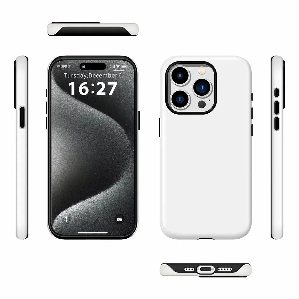 More Love Phone Case for iPhone 17 16e 16 15 14 13 12 11 X XS XR XSMAX 7 8 Air Pro Max Plus Luxury Double-layer Back Cover