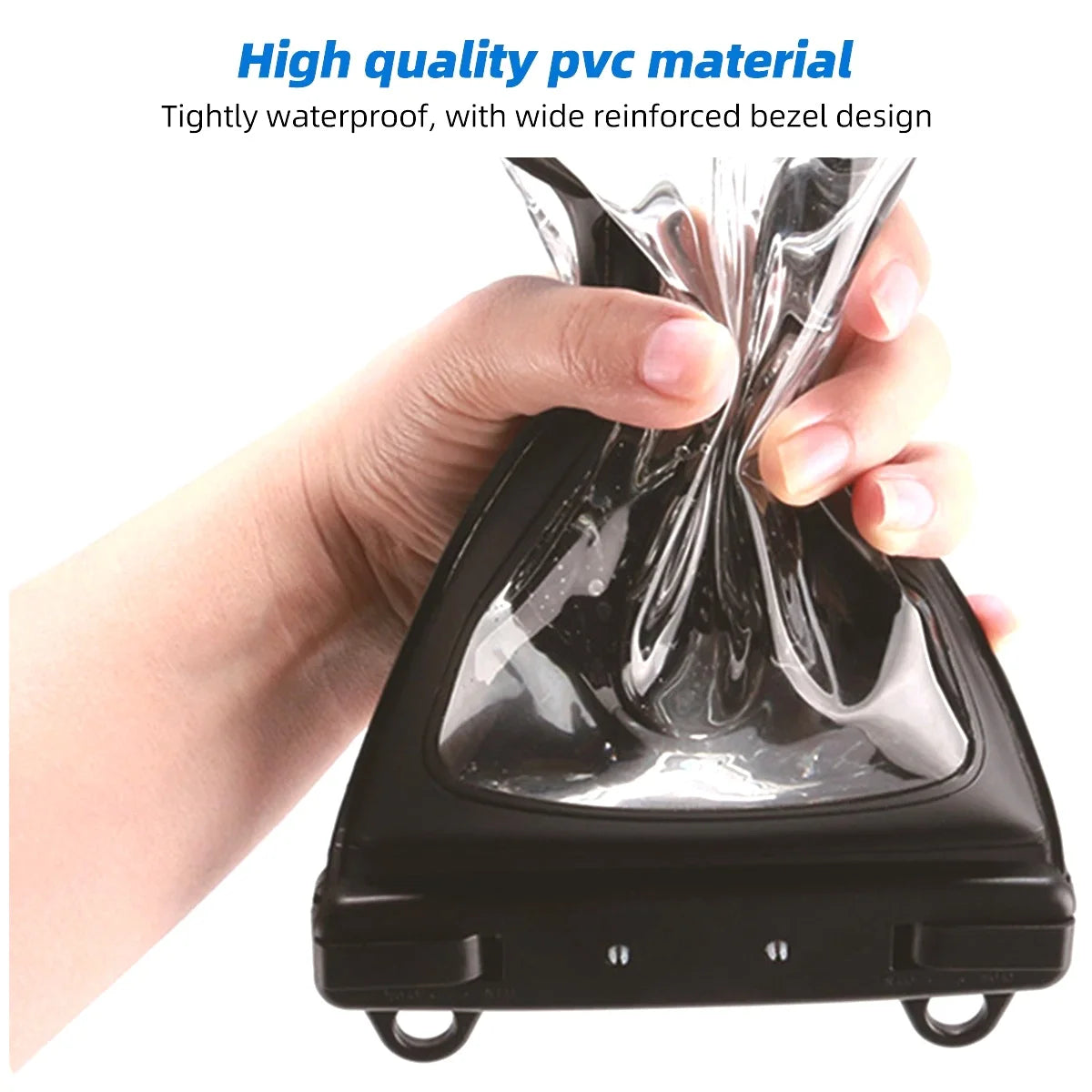 FONKEN Full View Waterproof Case for Phone Underwater Snow Rainforest Transparent Dry Bag Swimming Pouch Big Mobile Phone Covers