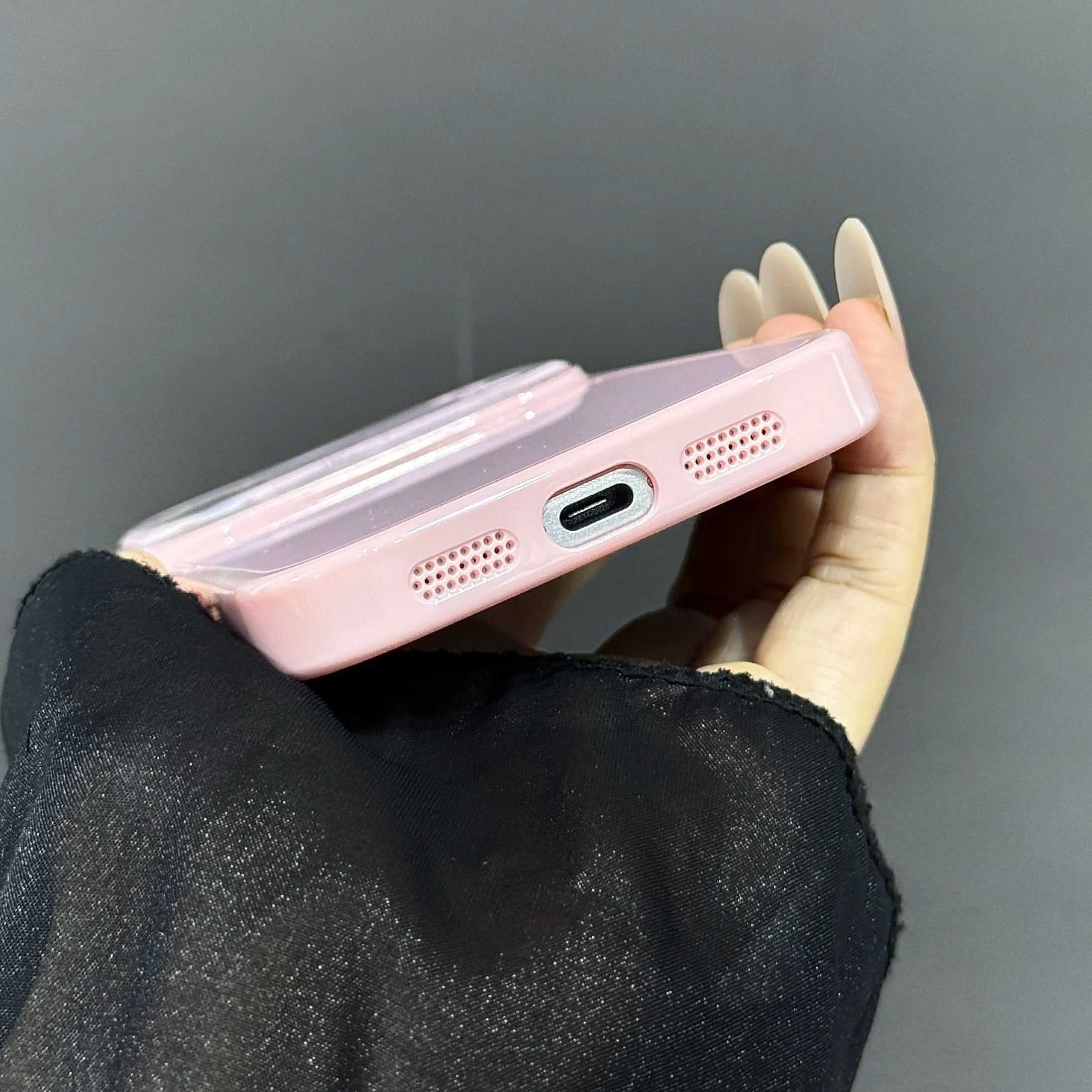 Large Window Broken Glass Texture Phone Case for iPhone 13 14 15 16 17 Pro Max Lens Film Protective Phone Cover Luxury Shell
