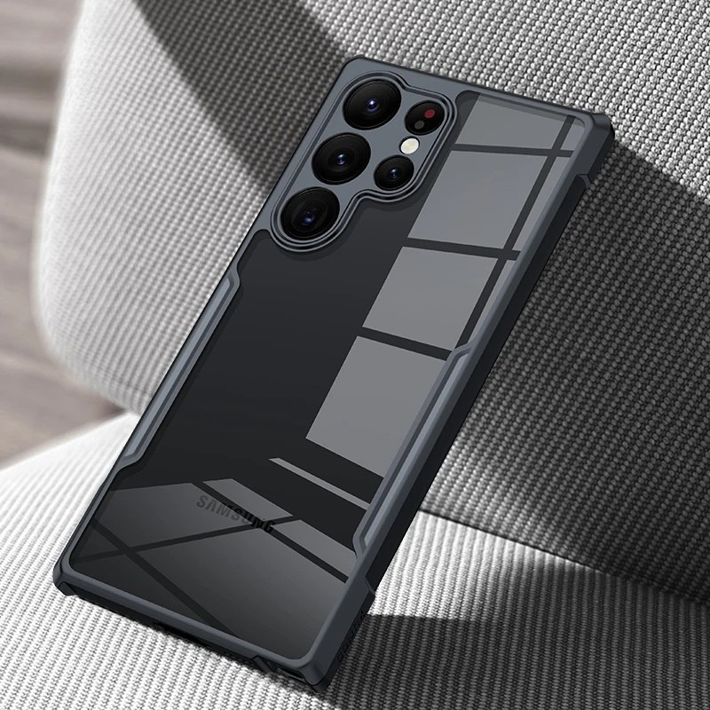 Xundd For Samsung Galaxy S24 S25 S26 Ultra Case For S25 S23 Plus S21 Ultra FE Airbag Shockproof Shell PC&TPU Back Clear Cover